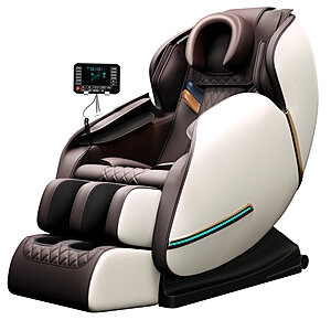 Laimas Full Body 4D Massage Chair with Air Bags, SL Track Zero Gravity, Heat Therapy, Foot Roller, Shiatsu Recliner, Bluetooth Control $1239.99