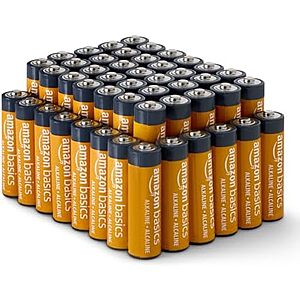 48-Pack Amazon Basics AA Alkaline Batteries $10.23 w/ S&S + Free Shipping w/ Prime or on $35+