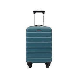 $27.99 | Travelers Club Harper Luggage, Hydro, 22-Inch Carry-On at Woot!