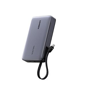 UGREEN Nexode 20000mAh 145W Built-in USB-C Power Bank $56.99