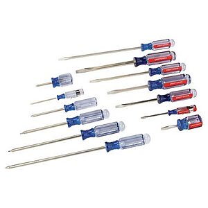 CRAFTSMAN Screwdriver Set, Slotted & Phillips, 14Piece (CMHT65045) $26.26