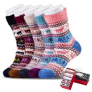 5-Pack ICEIVY Womens Wool Blend Tube Socks (various) from $9.34 + Free Shipping w/ Prime or on $35+