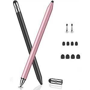 2-Count MEKO 3-in-1 Universal Touchscreen Stylus Pens w/ Various Tips (Black/Rose Gold) $4.49 ($2.25 each) + Free Shipping w/ Prime or on $35+