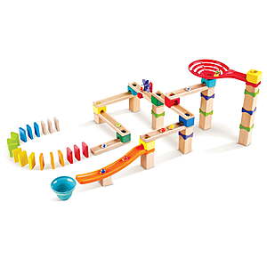 81-Piece Hape Marble Run DIY Wood Building Racetrack $16.69 + Free S&H w/ Walmart+ or on $35+