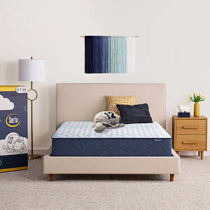 Serta - Sleep To Go Firm 12" Mattress in a Box - Queen Size $291