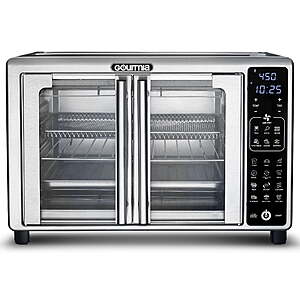 Gourmia 24L French Door 6-Slice Digital Toaster Oven Air Fryer w/ 19 One-Touch Presets $89 + Free Shipping