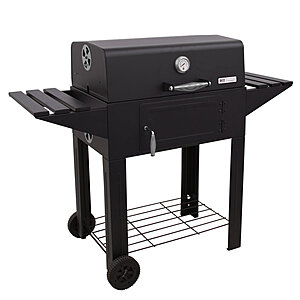 Charbroil American Gourmet Sante Fe 615 Charcoal Grill with Side Shelves - $117.99  + free shipping
