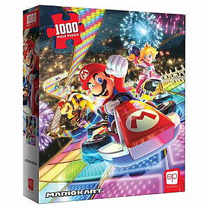1000-Pc Mario Kart Rainbow Road Jigsaw Puzzle $12.57 + Free Shipping w/ Walmart+ or $35+