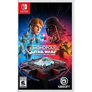 Monopoly: Star Wars Heroes vs Villains (Switch) $19.49 + Free Shipping w/ Walmart+ or on $35+