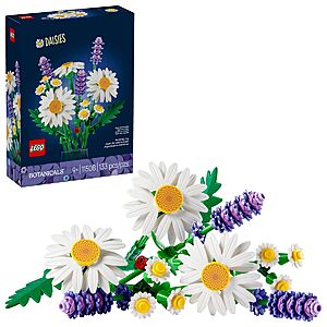 133-Piece LEGO Botanicals Daisies Building Set (11508) $9.89 + Free Shipping w/ Walmart+ or on $35+