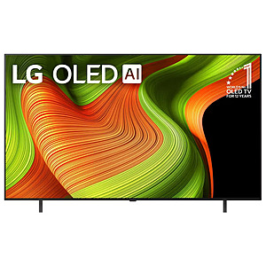 LG 65" OLED B5 Series 4K UHD OLED AI Smart TV OLED65B5PUA $600