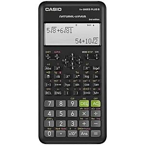 $9.79* | Casio fx-300ES PLUS 2nd Edition Scientific Calculator at Amazon