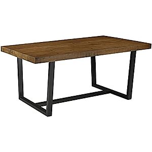 $174.99* | 72" Walker Edison Durango Solid Pine Dining Table (Rustic Oak) at Amazon