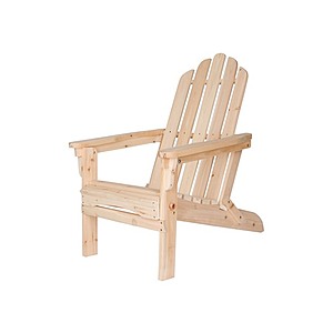 Shine Company Marina II Folding Adirondack Chair (Natural) - $59.99 + free ship w/ Prime