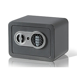 0.25 Cubic Feet Locksworth Electronic Digital Safe Box w/ Fireproof Money Bag (Gray) $17.99 + Free Shipping