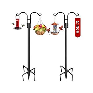 2 Pack 76'' XDW-GIFTS Double Shepherds Hooks for Outdoor $19.99 + Free S&H w/ Prime at Woot!