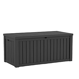 Patiozen 120-Gallon Extra-Large Outdoor Storage Bin Patio Storage Deck Box Ideal for patio furniture outdoor cushions gardening tools and sports $124.99