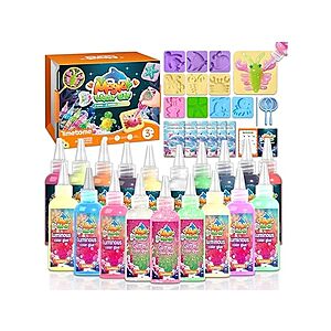 Timetome 20-Color DIY Squishy Water Elf Maker Kit w/ 10 Molds (Ages 3+) $17.99 + Free Shipping w/ Prime or $6 Fee per Order