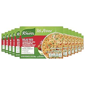[NEW, SnS, AC] $6.55 | 12-Pack 2.39-Oz Knorr Mi Arroz Red Rice Seasoning Mix at Amazon