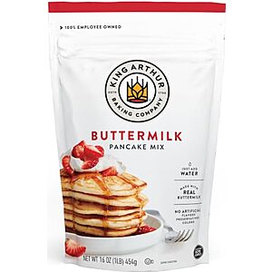 $3.99 | 16-Oz King Arthur Buttermilk Pancake Mix at Amazon