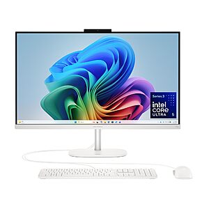 HP OmniStudio 27 inch All-in-One Desktop Next Gen AI PC, FHD Display, Intel Ultra 5 325, 16 GB RAM, 512 GB SSD, Intel Graphics, Windows 11 Home $1099.99