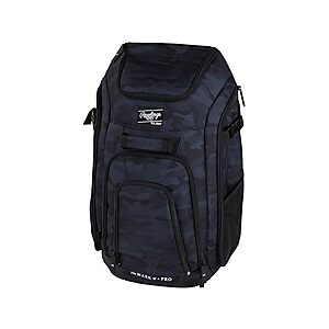 Rawlings | LEGION 2.0 Player's Baseball/Softball Backpack (Black/Camo) $39.99 + Free Shipping w/ Prime