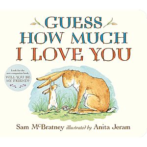 Guess How Much I Love You Board Book $5.37 + Free Shipping w/ Prime or on $35+