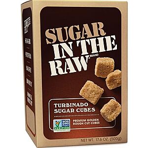 [SnS] $3.03 | 17.6-Oz IN THE RAW Turbinado Cane Sugar Cubes at Amazon