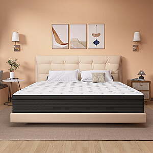 Mulinature 14 inch King Hybrid Mattress in a Box $224 + Free S&H at Walmart