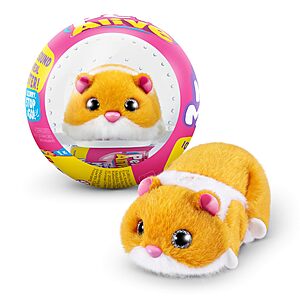 Pets Alive Hamstermania (Orange) by ZURU Hamster, Electronic Pet, 20+ Sounds Interactive, Hamster Ball Toy for Girls and Children $7.49