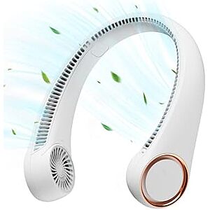$9.85* | Gaiatop 4800-RPM Rechargeable Hands-Free Neck Fan at Amazon