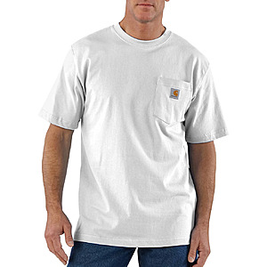 Carhartt Men's K87 Work Wear Loose Fit Heavyweight Pocket Tee Shirt + Free Shipping on 2 or More $13.99