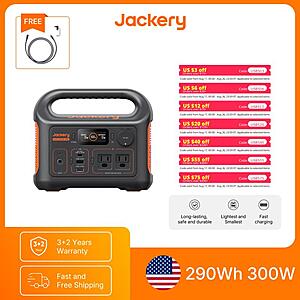 Jackery Explorer 300 Portable Power Station 290Wh 300W with 5M Extension Cord $135 + Free Shipping