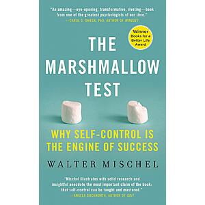 $1.99 | The Marshmallow Test: Mastering Self-Control (eBook) by Walter Mischel