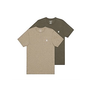$15.99 | 2-Pack Hurley Men's SS Crew Neck Basic Tee at Woot!