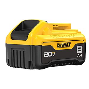 DEWALT 20V MAX* XR Battery, 8.0-Ah (DCB208) $112