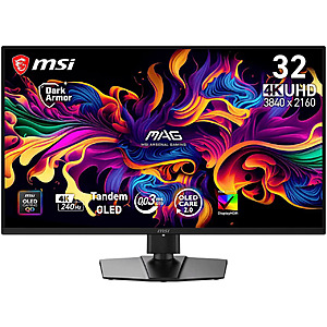 32" MSI MAG 321UP QD-OLED X24 UHD 240Hz 4th Gen OLED Gaming Monitor $781.09 + Free Shipping