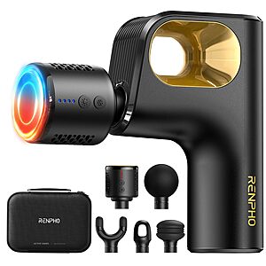 RENPHO Active Mini Thermacool Percussion Massage Gun w/ Heat & Cold (Various) from $57.18 + Free Shipping $64.98