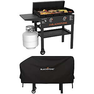 Blackstone Original 2-Burner 28" Propane Omnivore Griddle with Hard Cover and Protective Soft Cover - $221.44 + FS