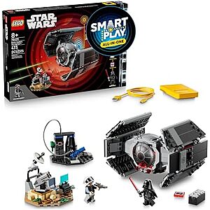 [NEW] $55.99 | 473-Piece LEGO Star Wars: SMART Play - Darth Vader's TIE Fighter (75421, 2026) at Amazon