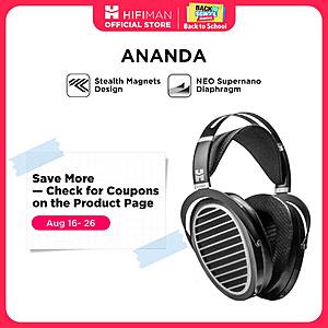 HIFIMAN Ananda Stealth Magnet Open-Back Planar Magnetic Headphones $162 + Free Shipping $161.7