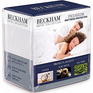 Beckham Hotel Collection Cotton-Blend (80/20) Mattress Protectors Cali King 22.99, King 21.99, Queen $19.99