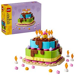 219 pcs LEGO Birthday Party Cake - Building Toy (40815) $11.99 + Free S&H w/ Prime or $35+