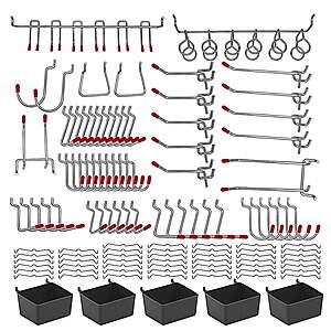 $17.99: BN-LINK 114PCS Pegboard Organizer Kit with Metal Hooks at Walmart.com