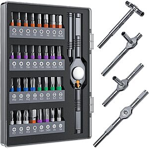 32-in-1 Wesdut T-Handle Magnetic Ratchet Screwdriver & Allen Wrench Set $13.19 + Free Shipping w/ Prime or on $35+