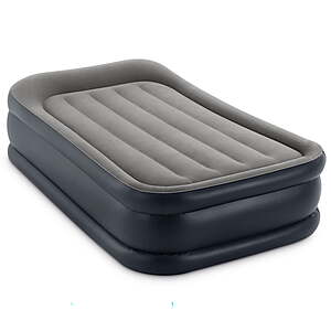 $33.49: Intex Dura-Beam Deluxe Twin Air Mattress, 16.5", Built-In Pump, 300 lb Capacity at Walmart.com