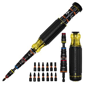 Klein Tools 20-In-1 Multi-Function Impact Socket & Screwdriver Set $19.98 + Free S&H w/ Prime or $35+