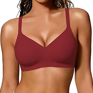 As Fairy Wireless Bras for Women Full Coverage Seamless Comfort T-Shirt Bra $9.59