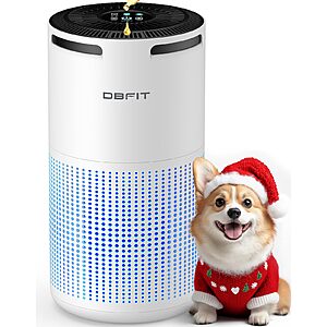 Amazon – DBFIT W-01 Air Purifier for Rooms up to 1500 Sq. Ft. - $29.99 w/ Code