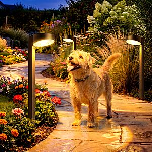 12-Pack VOLISUN 3CCT Solar Pathway Lights Outdoor w/ Optical Len $28.49 + Free Shipping w/ Prime or on $35+